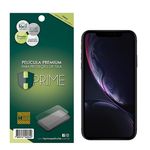 Kit Peliculas Frente e Verso HPrime Apple IPhone XR - Invisivel ( Plastico ) Cobre Parte Reta da Tela