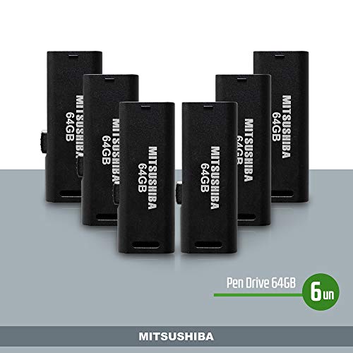 Kit Pen Drive 64GB 6pcs Mitsushiba