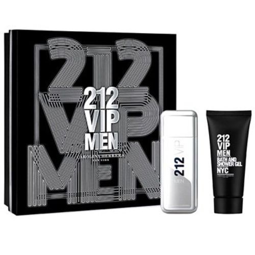 Kit Perfume 212 Vip Men Edt 100ml + Shower Gel 100ml Masculino Carolina Herrera