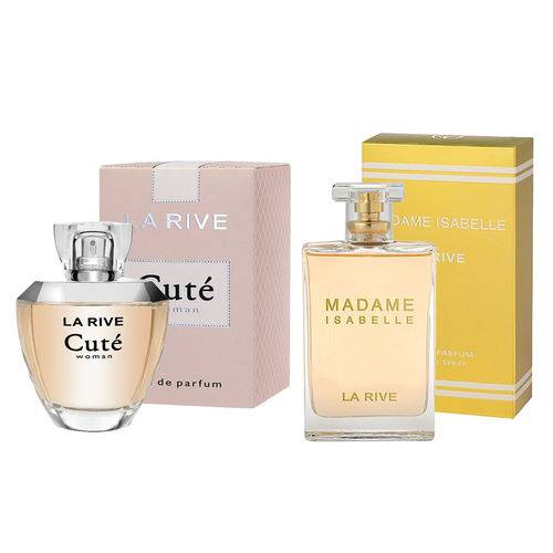 Tudo sobre 'Kit Perfume Cuté 100ml + Madame Isabelle 90ml La Rive'