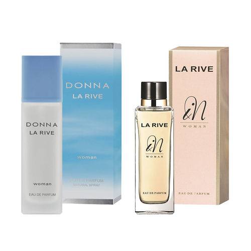 Tudo sobre 'Kit Perfume Donna 90ml + In Woman 90ml La Rive'