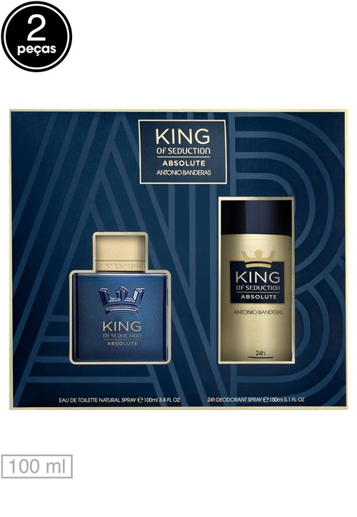 Kit Perfume King Of Seduction Absolute 100ml
