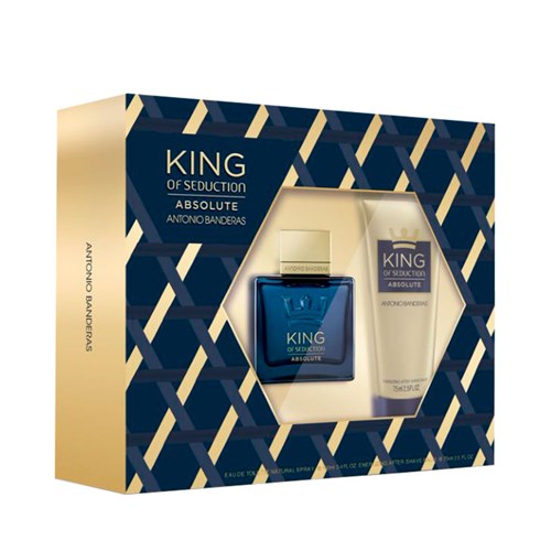 Kit Perfume King Of Seduction Absolute Masculino Eau de Toilette 100Ml + After Shave 75Ml