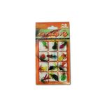 Kit Pesca 12 Iscas - Isca Artificial Maruri para Fly