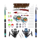 Kit Pesca C/ 2 Varas Telescópicas E 2 Molinetes+ Acessórios