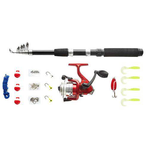 Kit Pesca Vara e Molinete e Kit de Acessórios Western Vp-05