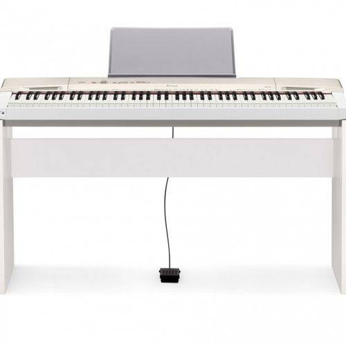 Tudo sobre 'Kit Piano Digital 88 Teclas Px160 We Branco Casio com Estante + Pedal Sp3'