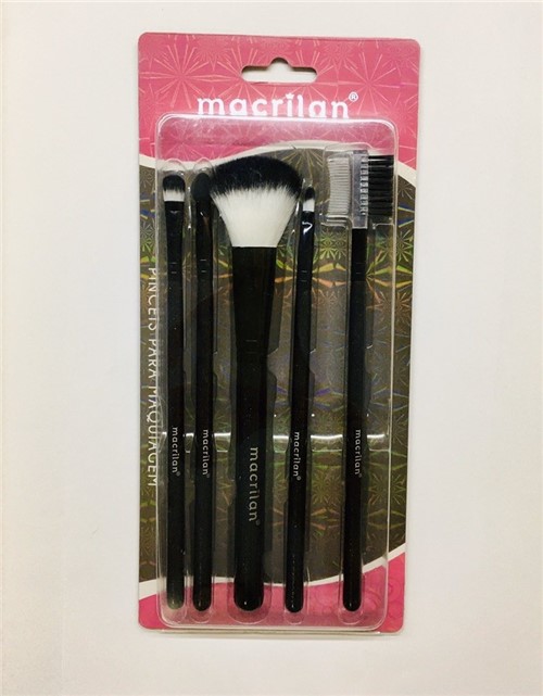 Kit Pincel para Maquiagem - Macrilan