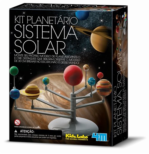 Tudo sobre 'Kit Planetário Sistema Solar de Brinquedo 4M'