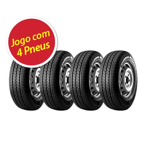 Kit Pneu Aro 15 Pirelli 225/70r15 Chrono 112r 4 Unidades