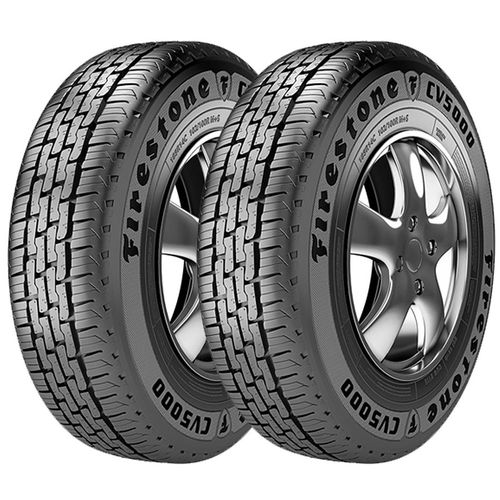 Kit 2 Pneus 185R14 Firestone CV5000 8 Lonas 102/100R