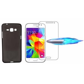 Kit Proteção Samsung Galaxy S6 Capa em Tpu e Película de Vidro Temperado