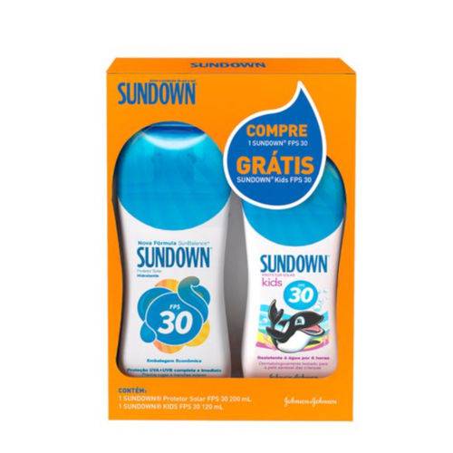 Tudo sobre 'Kit Protetor Solar Sundown Fps30 + Sundown Kids Fps30 120ml'