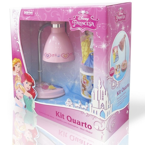 Tudo sobre 'Kit Quarto Standard Princesas Rosa Startec'