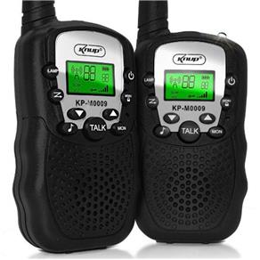 Kit Rádio Comunicador - Knup - KP-M0009 - 22 Canais - 3Km
