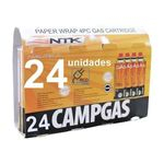 Kit Refil De Gas Campgas Para Fogareiros E Macaricos Nautika 24 Unidades