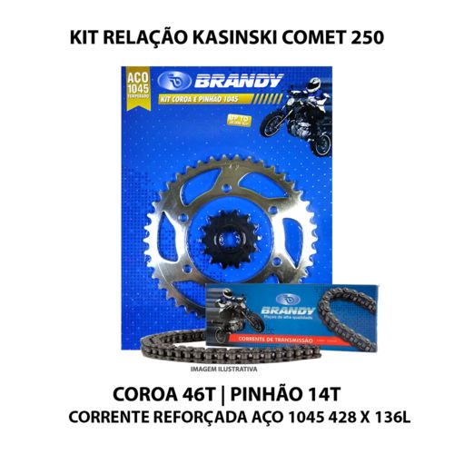 Kit Relação Brandy Kasinski Comet 250