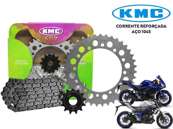 Kit Relação Yamaha Mt 03 321cc/ R3 321cc com Retentor Kmc Gold