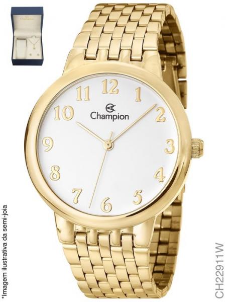 Kit Relógio Champion Feminino SOCIAL CH22911W