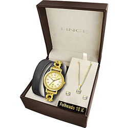 Kit Relógio Feminino Lince Analógico Fashion LRC4239L K659C2PK