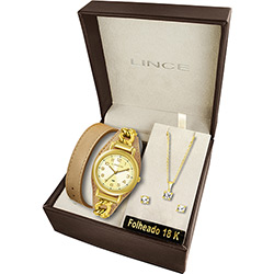 Kit Relógio Feminino Lince Analógico Fashion LRC4239L K660C2TK