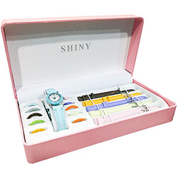 Kit Relógio Infantil Shiny Toys Analógico Model 6