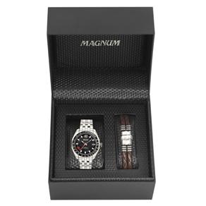 Kit Relógio Magnum Masculino - MA32176C