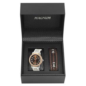 Kit Relógio Magnum Masculino - MA21946C