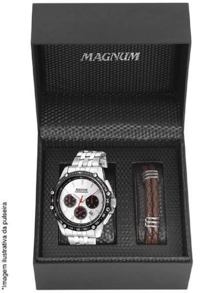 Kit Relógio Masculino Magnum MA33522D