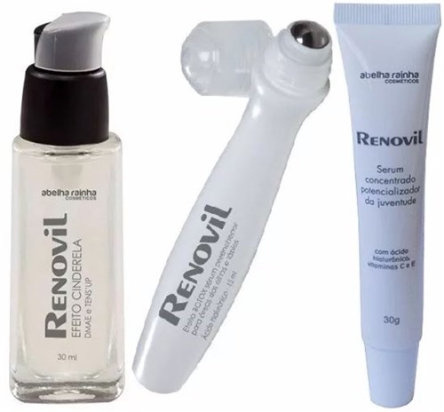 Kit Renovil Efeito Cinderela Mais Efeito Botox Mais Potencializador da Juventude