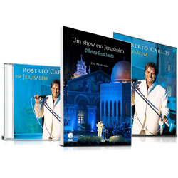 Kit Roberto Carlos em Jerusalém: CD Duplo + DVD + Livro
