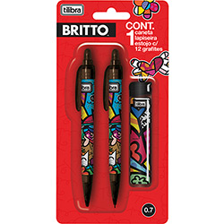 Kit Romero Britto (Caneta + Lapiseira + Grafite) - Tilibra