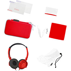 Kit Safe And Sound para 3DS XL Vermelho - Tech Dealer