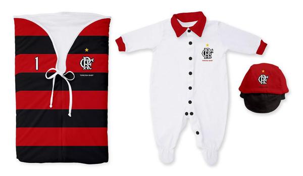 Kit Saída de Maternidade Flamengo Torcida Baby