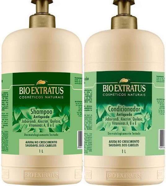 Kit Shampoo 1L e Condicionador 1L Jaborandi - Bio Extratus