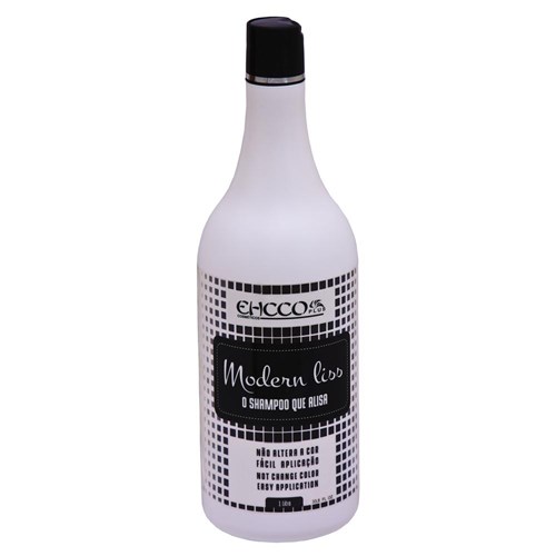 Kit Shampoo Alisante (Shampoo Que Alisa) 1000ml E Máscara Black Matizadora Reparadora Ehcco 250ml