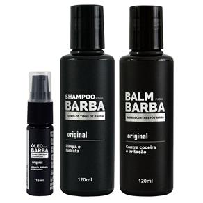 Kit Shampoo, Balm e Óleo para Barba UseBarba