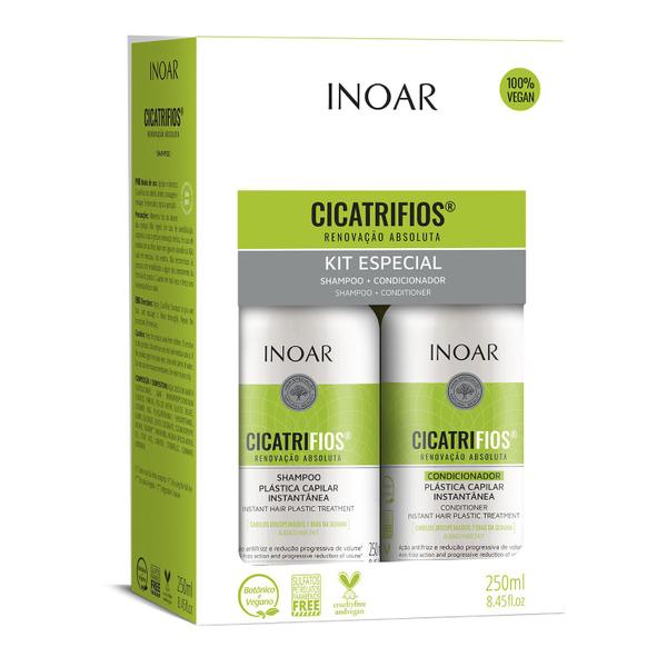 Kit Shampoo Cicatrifios 250ml + Condicionador 250ml - Inoar