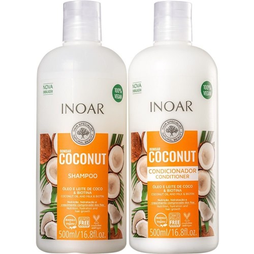 Kit Shampoo + Condicionador Coconut Bombar 2X500Ml Inoar