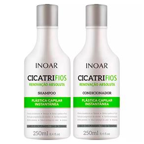 Kit Shampoo + Condicionador Inoar Cicatrifios - 250 Ml