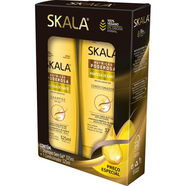 Kit Shampoo + Condicionador Manteiga de Karité Skala 325ml