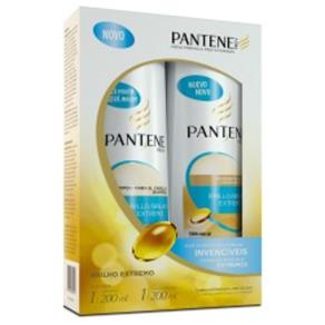 Kit Shampoo + Condicionador Pantene Brilho Extremo 200ml