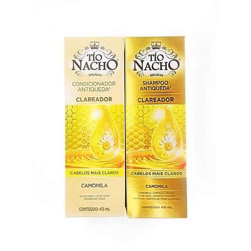 Kit Shampoo e Condicionador Clareador - Tio Nacho 415ml