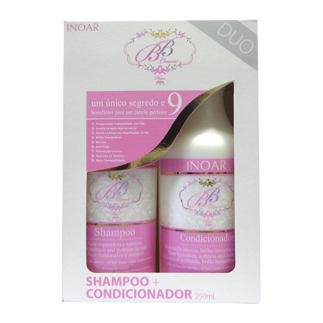 Kit Shampoo e Condicionador Inoar Bb Cream 250Ml