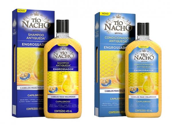 Kit Shampoo e Condicionador Tio Nacho Engrossador 415ml