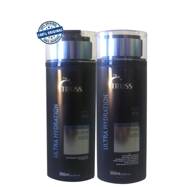 Kit Shampoo e Condicionador Truss Ultra Hydration Cabelos Ressecados - 300ml