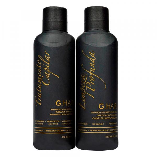 Tudo sobre 'Kit Shampoo e Tratamento Capilar Marroquino G.Hair 250ml - Inoar'