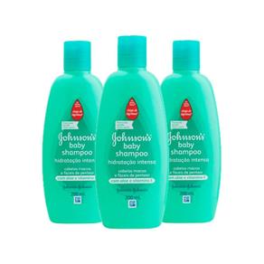 Kit Shampoo Johnson´s Baby Hidratação Intensa 200ml 3 Unidades