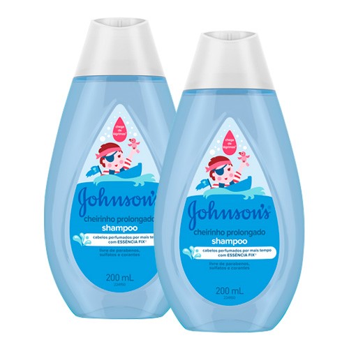 Kit Shampoo Johnson´s Baby Cheirinho Prolongado 200ml 2 Unidades