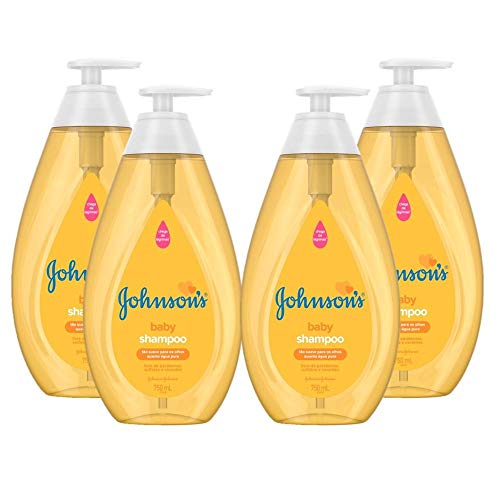 Kit Shampoo Johnson's Baby Regular 750ml com 4 Unidades
